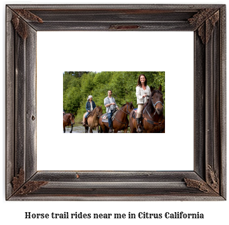 horse trail rides near me in Citrus, California